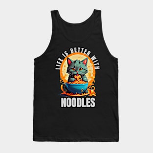 Meow-nificent Noodle Delight Tank Top